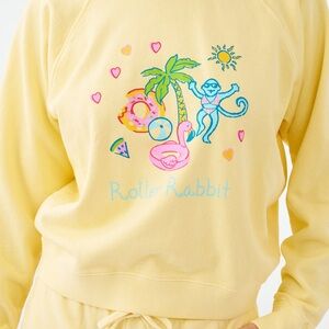 NWT Roller Rabbit XL Pool Party Classic Crewneck